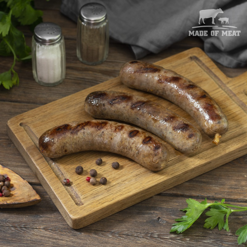 Колбаски для жарки регенсбургские с печенью