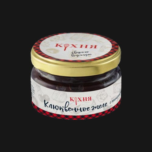 Клюквенное желе с можжевельником